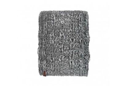 Buff Knitted &amp; Polar Neckwarmer Liv Pebble Grey