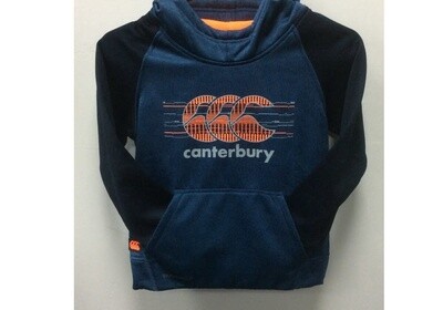 E753773 Canterbury Vaposhield Fleece OH Hoddy Denim Marl/Total Eclipse Age 6