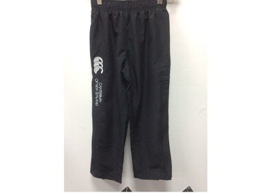 E71182 Open Hem Stadium Pant Kids Black 6 Years