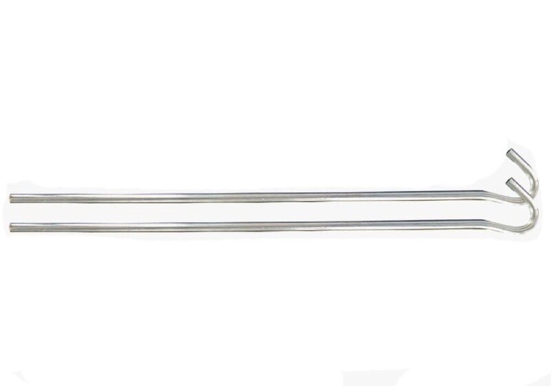 Highlander 24cm/9.5&quot; Hooked Steel Peg (10 Pack)
