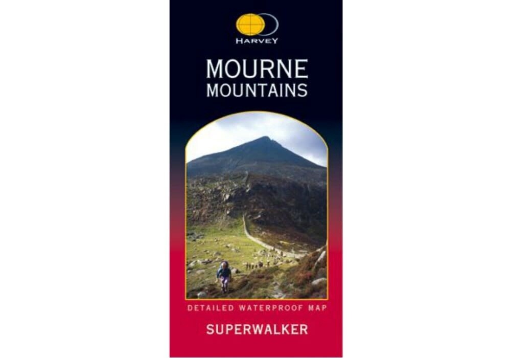 Harvey Waterproof Map Mourne Mountains 1:25 000 Scale
