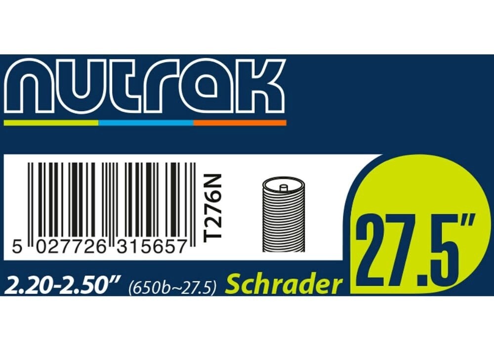 Nutrak Inner Tube 27.5 x 2.20-2.50 Schrader