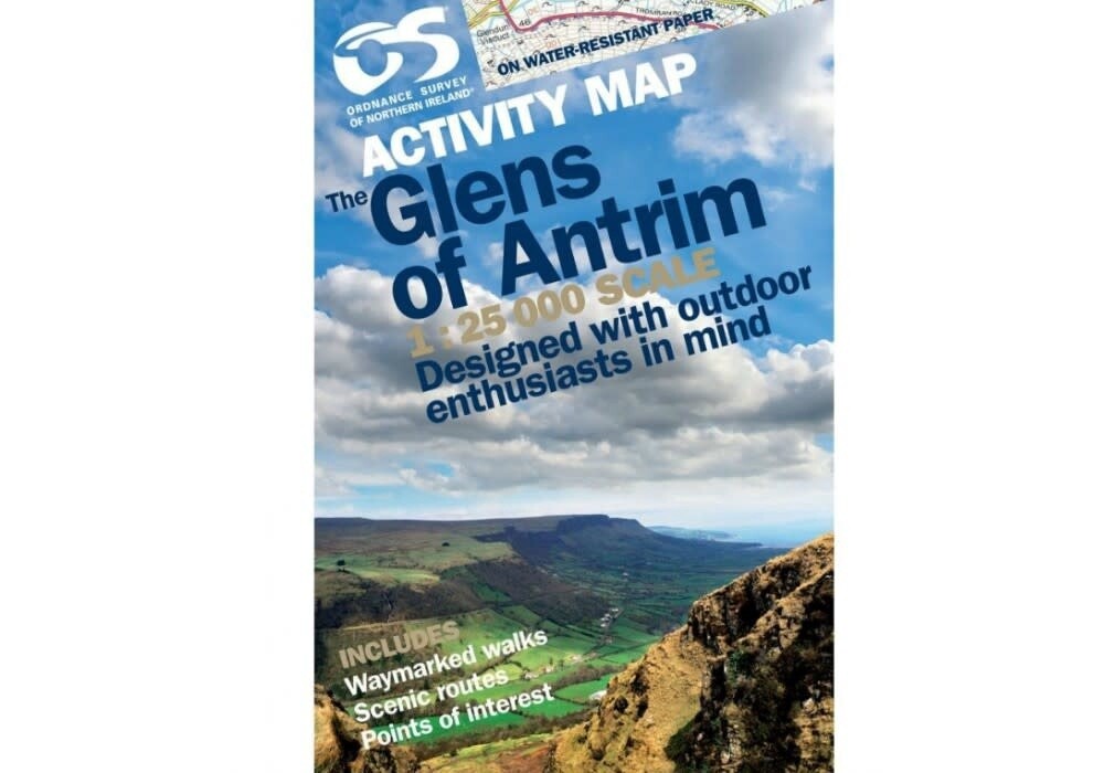 OS Activity Map The Glens of Antrim 1:25 000