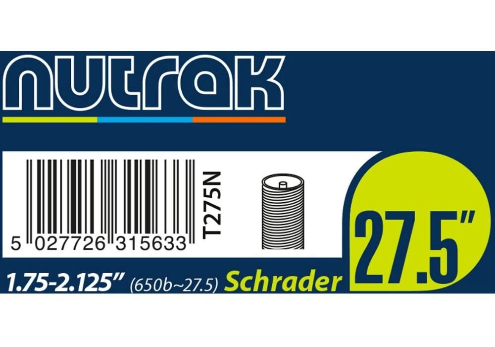 Nutrak Inner Tube 27.5 x 1.75-2.125 Schrader