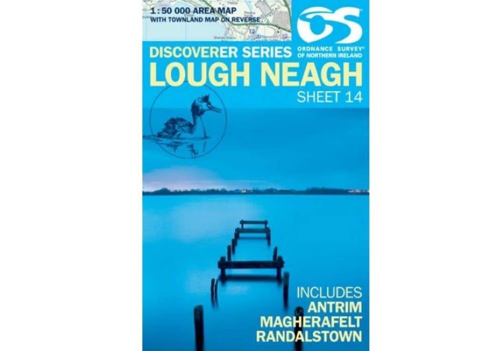 OS Discoverer Series Map Lough Neagh Sheet 14