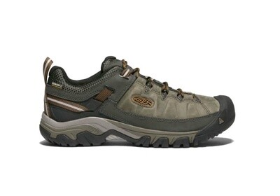 Keen Targhee III Waterproof Shoe, Color: Black Olive/Golden Brown, Size: UK 10/EU 44.5