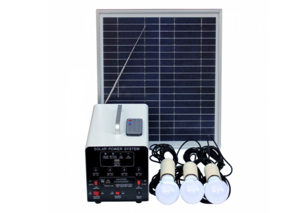 Photonic Universe 15W Off-Grid Solar Lighting System with Radio