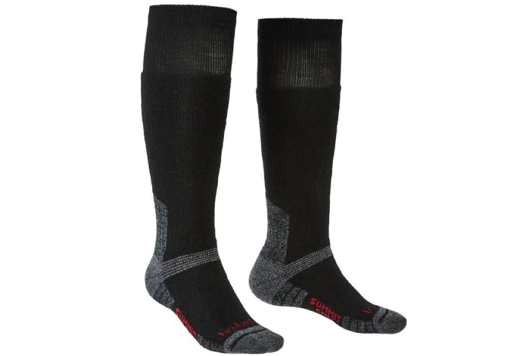 Bridgedale Explorer Heavyweight Merino Performance Knee Sock, Colour: Black, Size: M UK 6-8.5