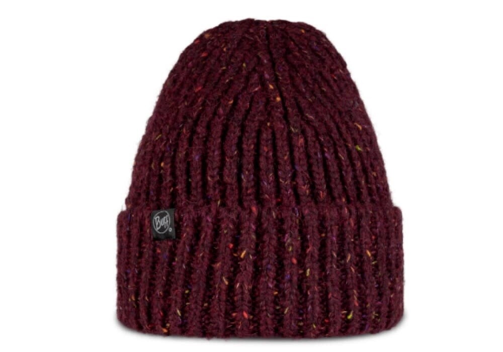 Buff Kim Knitted &amp; Fleece Beanie, Colour: Dahlia
