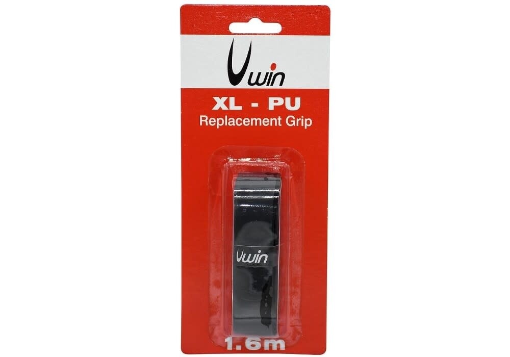Uwin PU Hurling/Hockey Replacement Grip 1.6m, Color: Black