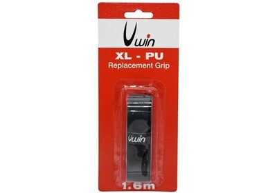 Uwin PU Hurling/Hockey Replacement Grip 1.6m, Color: Black