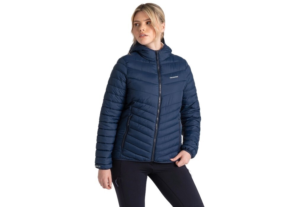 Craghoppers Women&#39;s Compresslite VIII Jacket, Colour: Blue Navy/Blue Navy, Size: 10