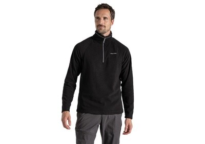 Craghoppers Corey VI Half-Zip Fleece, Colour: Black, Size: M