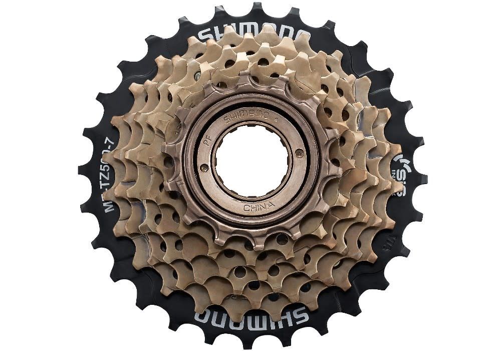 Shimano TZ500 7 Speed Freewheel, Speed: 7 Speed, Size: 14-28T