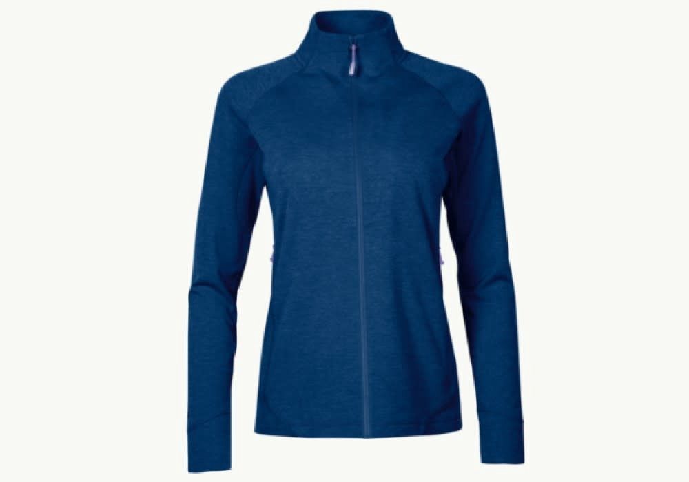 Rab Women&#39;s Nexus Full-Zip Stretch Fleece, Color: Patriot Blue, Size: 10