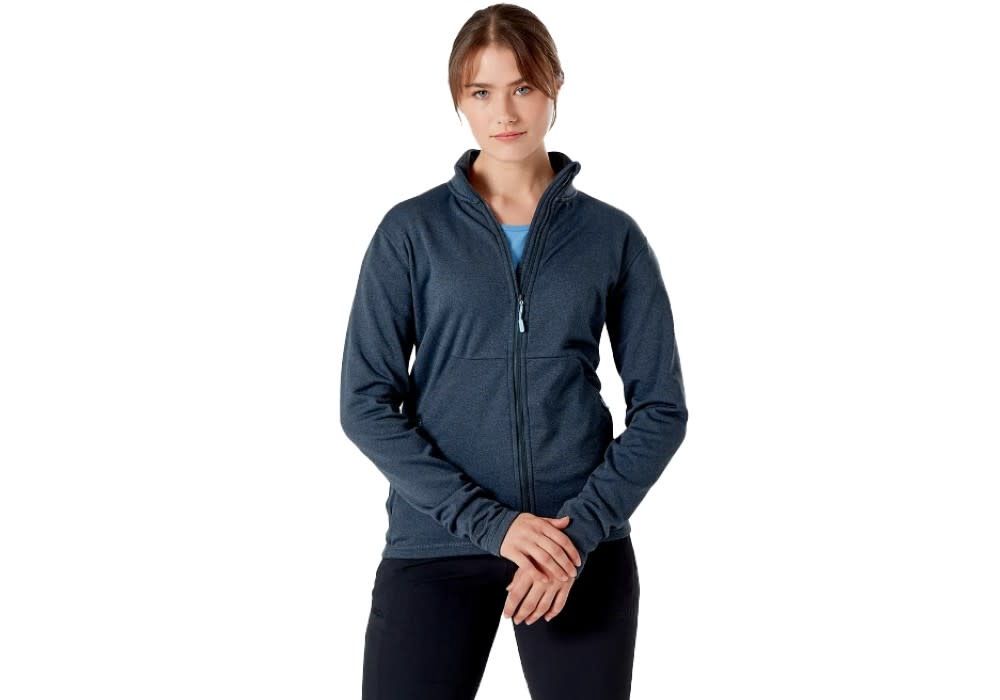 Rab Women&#39;s Geon Active-Sport Jacket, Colour: Black/Steel Marl, Size: 10