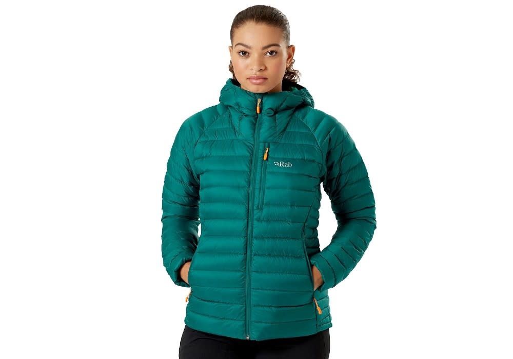 Rab Women&#39;s Microlight Alpine Jacket, Colour: Atlantis, Size: 8