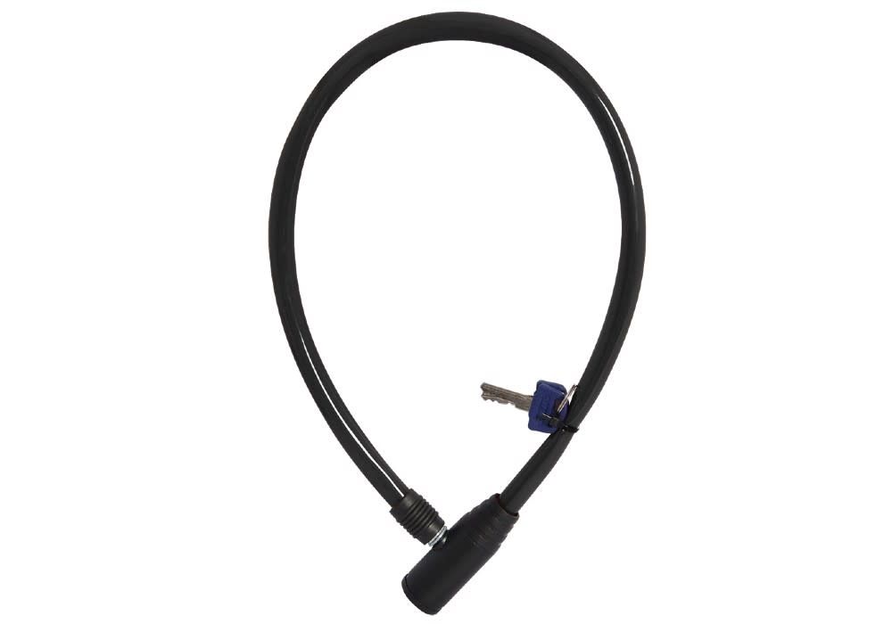 Oxford Hoop4 Cable Lock 4mm x 600mm, Colour: Black