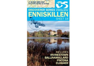 OS Discoverer Series Map Enniskillen 1:50 000 Sheet 18