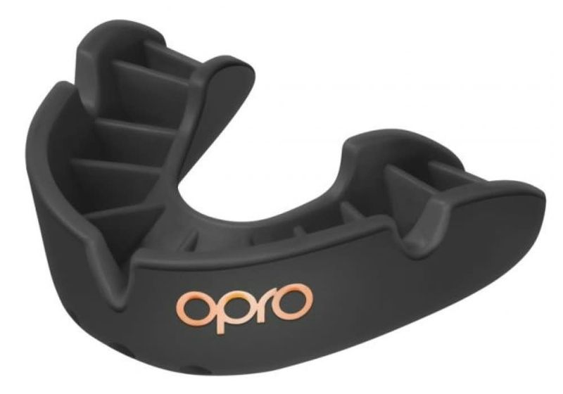Opro Bronze Mouthguard, Colour: Black