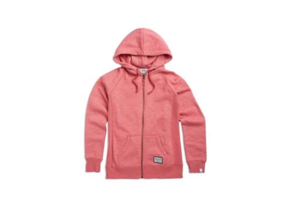 Animal Roo Zip Hoody, Size: 10, Color: Mineral Red Marl