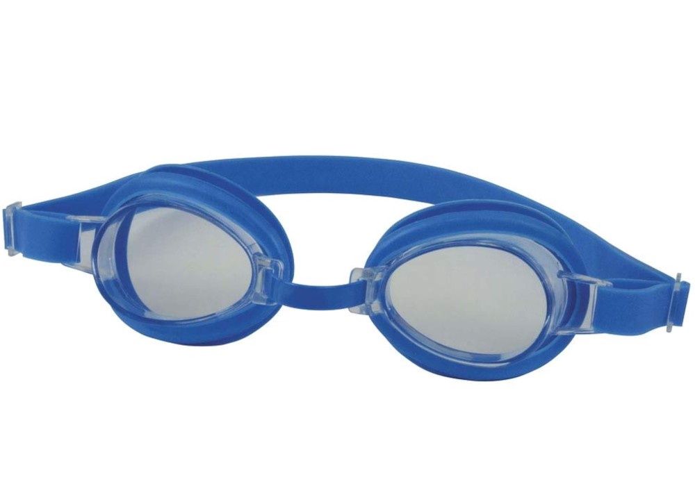 SwimTech Aqua Junior Swimming Goggles, Colour: Blue