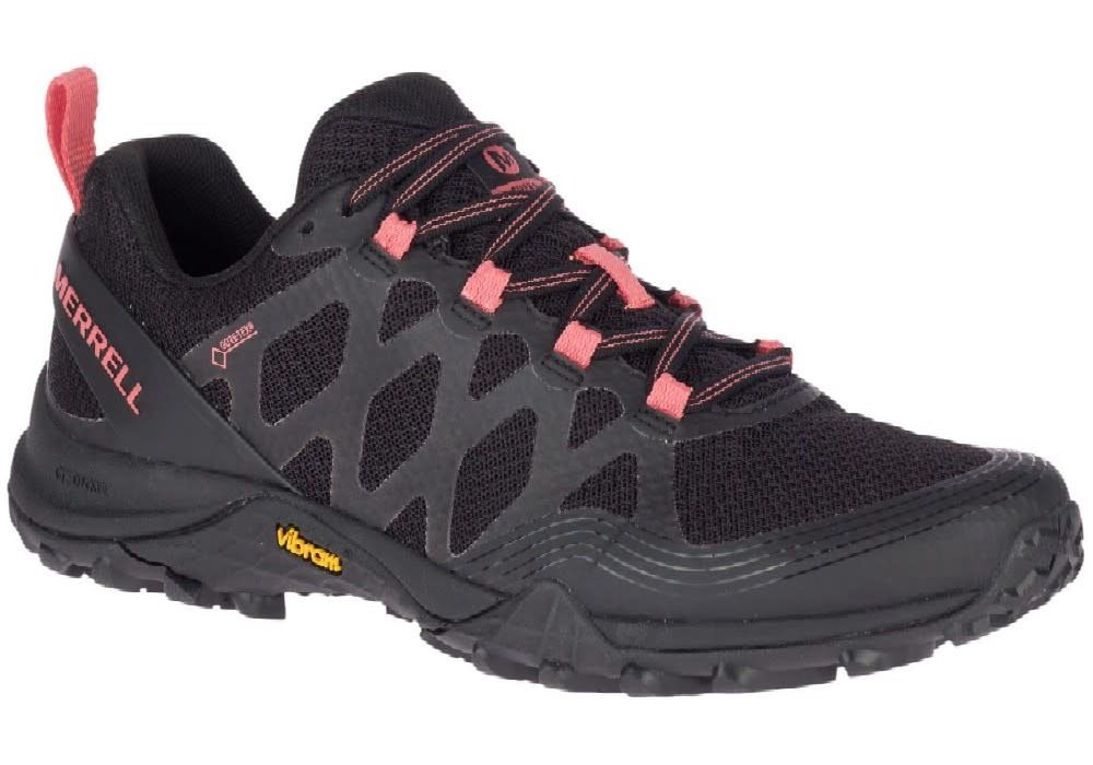 Merrell Women&#39;s Siren 3 GORE-TEX Shoe, Colour: Black/Rose, Size: UK 8/EU 42
