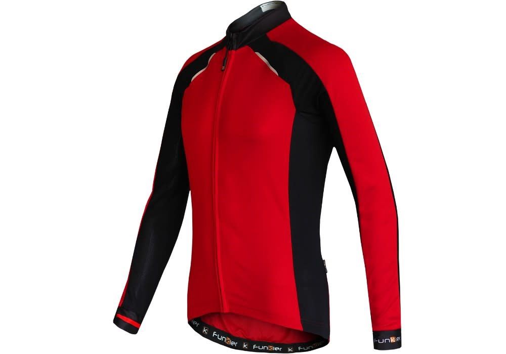 Funkier Talana Active Long Sleeve Thermal Jersey, Colour: Red, Size: XL