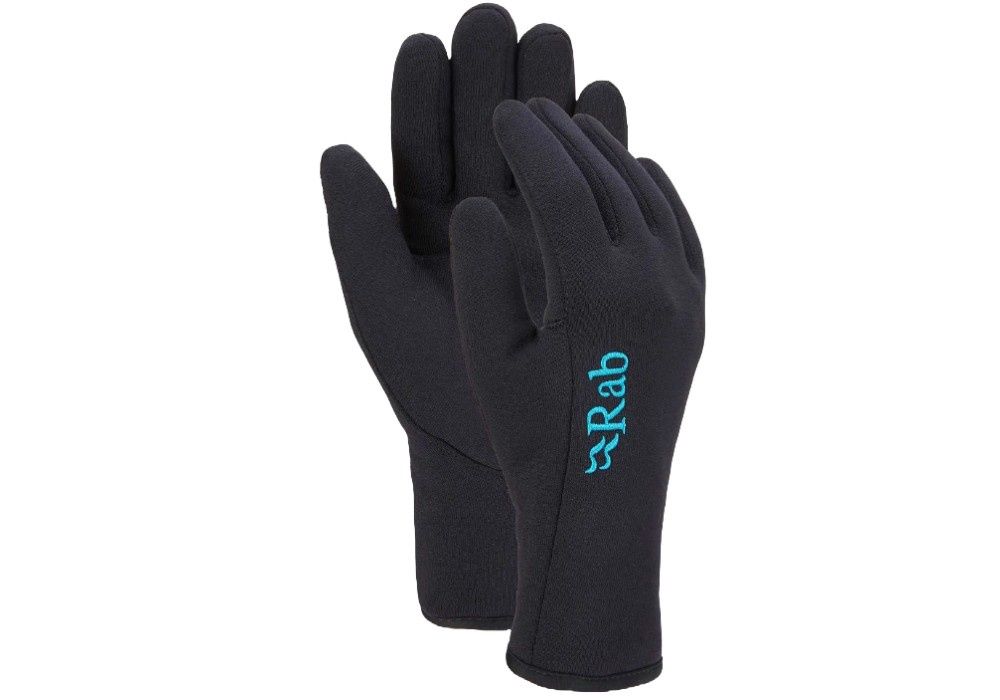 Rab Women&#39;s Power Stretch Pro Glove, Colour: Black, Size: S