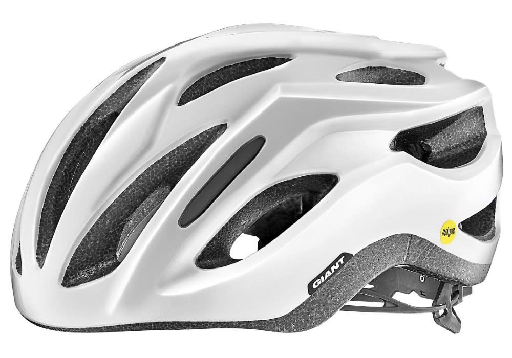 Giant Rev Comp MIPS Road Helmet, Colour: Gloss Metallic White, Size: ML 53-61cm
