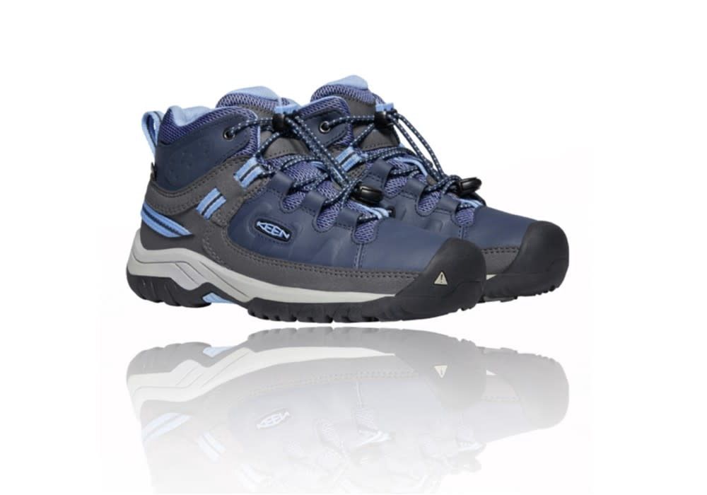 Keen Targhee Mid Waterproof Boot Boys, Colour: Blue Nights/Della Blue, Size: UK 6/EU 39.5