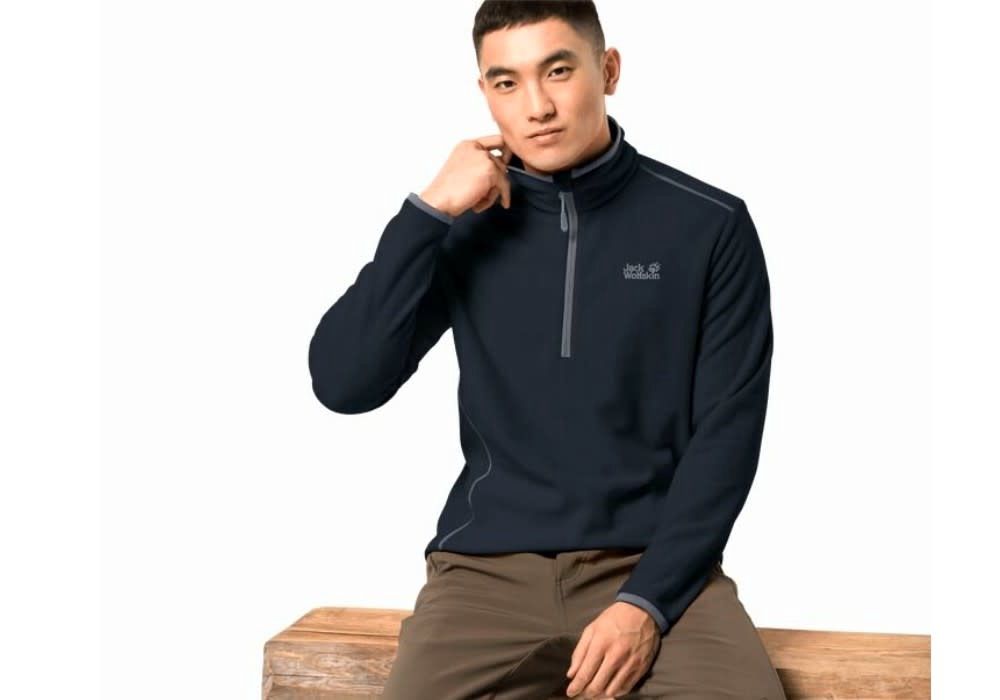 Jack Wolfskin Echo Fleece, Colour: Night Blue, Size: S
