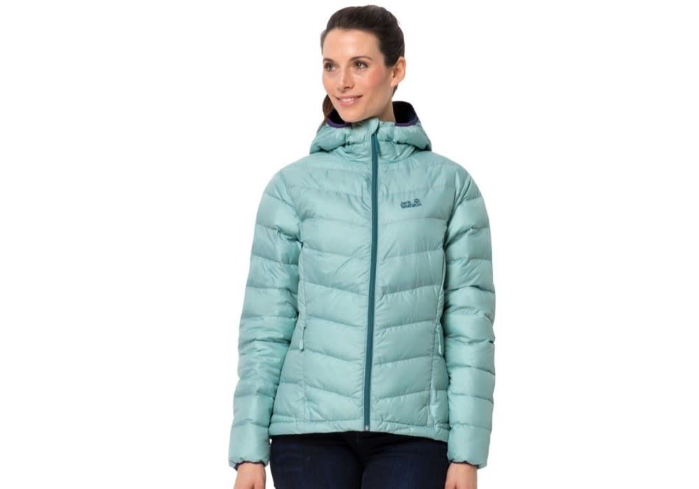 Jack Wolfskin Women&#39;s Helium Jacket, Colour: Green Haze, Size: L