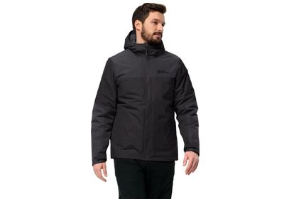 Jack Wolfskin Jasper Insulated Jacket, Colour: Black, Size: 3XL