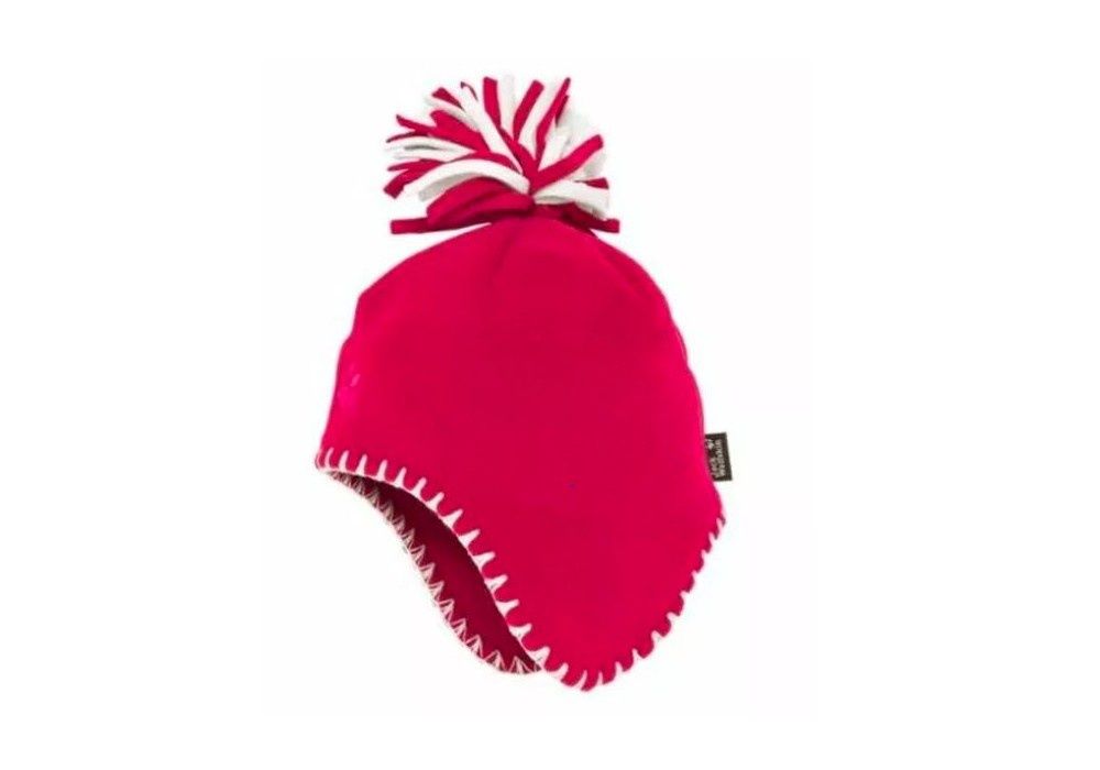 Jack Wolfskin Kids Knight Hat, Colour: Beetroot