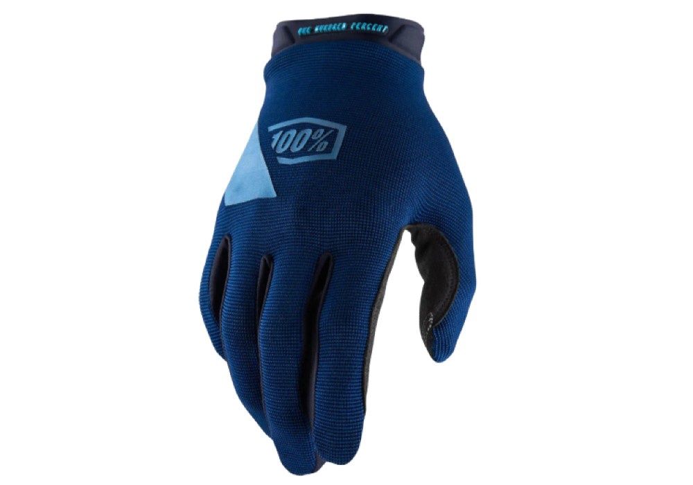 100% Ridecamp Glove, Size: M, Colour: Navy/Slate Blue