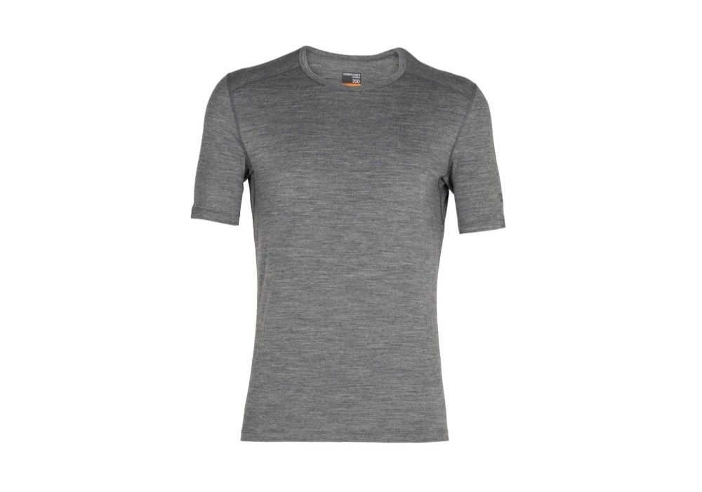 IceBreaker Merino Mens&#39;s 200 Oasis Short Sleeve Crewe Thermal Top