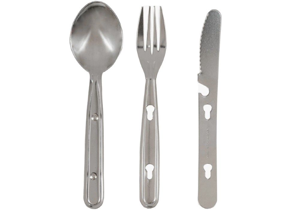 Highlander Knife, Fork, Spoon Clip Set