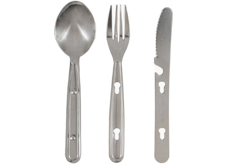 Highlander Knife, Fork, Spoon Clip Set