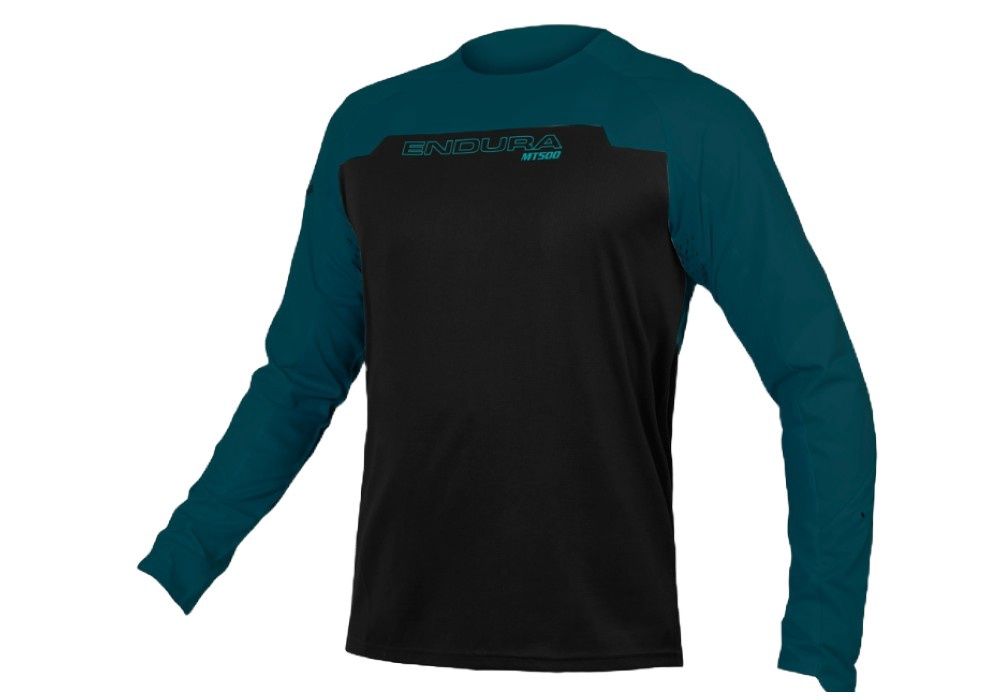Endura MT500 Burner L/S Jersey, Colour: Barra Blue, Size: XXL