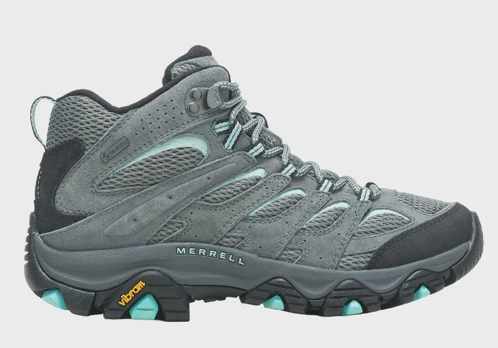 Merrell Women&#39;s Moab 3 Mid GORE-TEX, Colour: Sedona Sage, Size: UK 5/EU 38