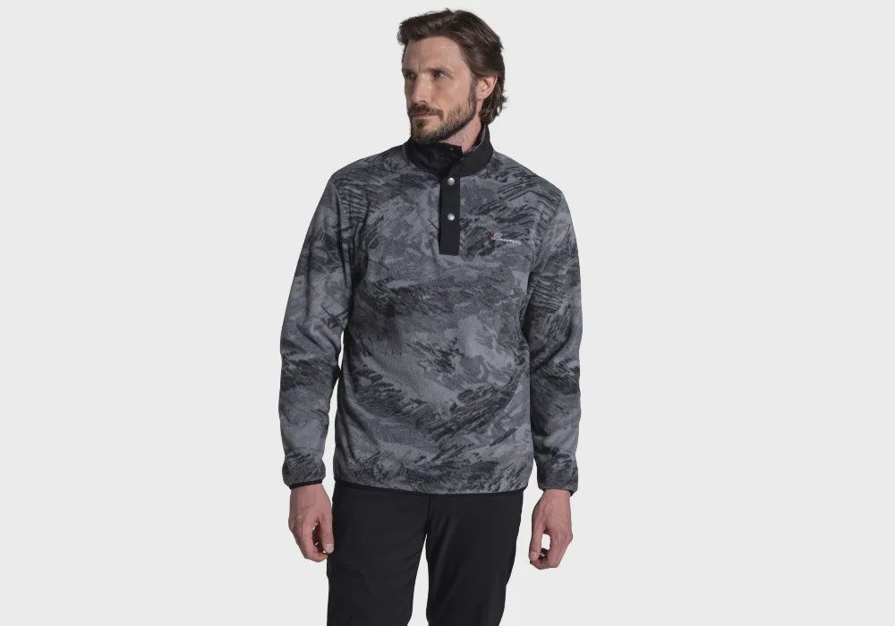Craghoppers Dewlish II Overhead Fleece, Size: S, Colour: Dark Iron Print