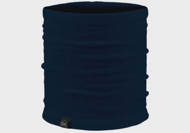 Buff Polar Neck Warmer Solid Dark Navy