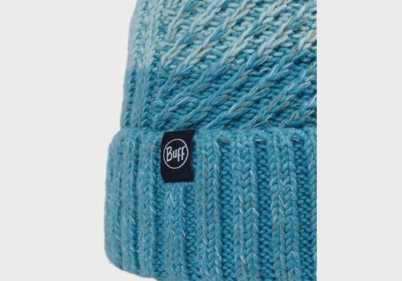 Buff Knitted Beanie Akna