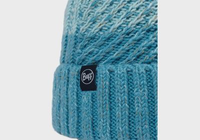 Buff Knitted Beanie Akna