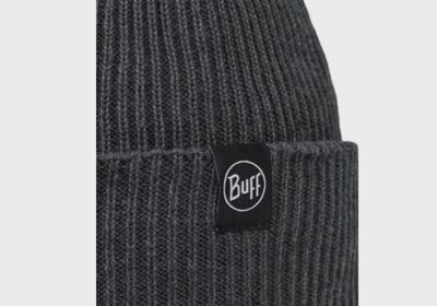 Buff Knitted Beanie Renvi Pom-Pom