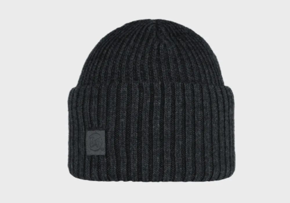 Buff Knitted Beanie Rutger, Colour: Graphite