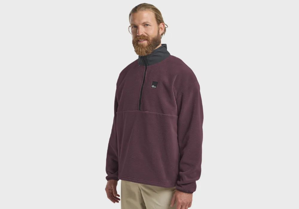 Jack Wolfskin Sumetro Half-Zip, Size: S, Colour: Amaranth