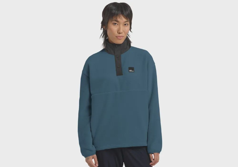 Jack Wolfskin Women&#39;s Sumetro Half-Zip, Size: S, Colour: Aluminum Blue
