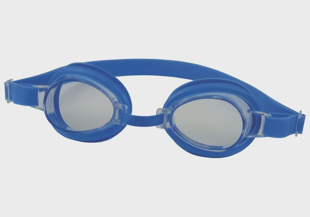 SwimTech Aqua Junior Swimming Goggles, Colour: Blue